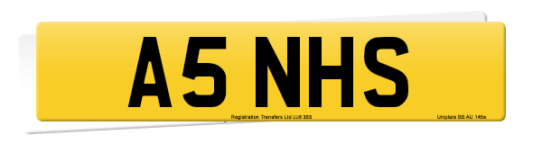 Registration number A5 NHS